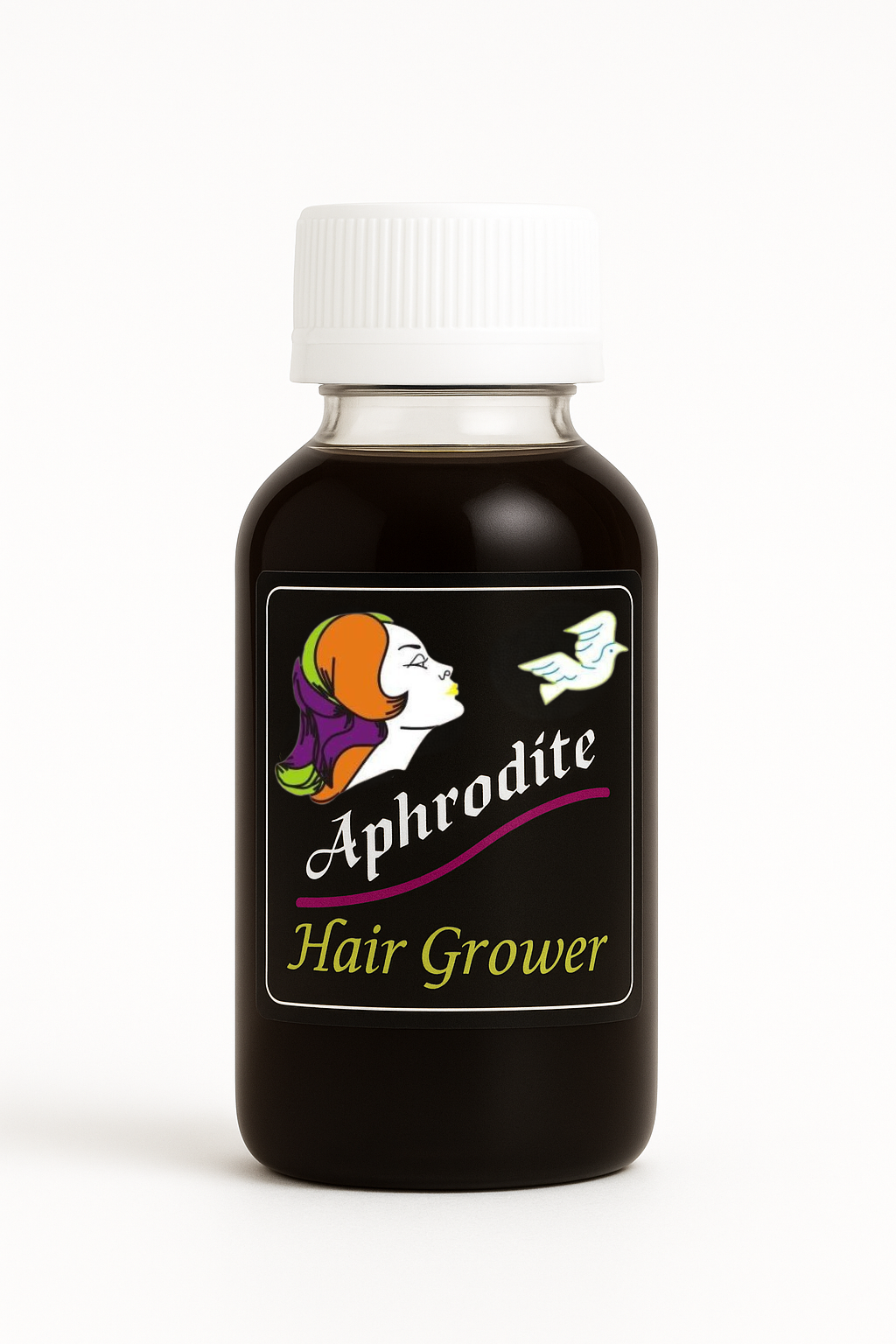 bottle of Aphrodite hair grower oil