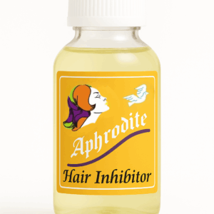 bottle of Aphrodite Hair inhibitor